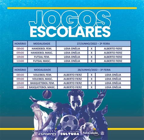 calendário jogos escolares 2024